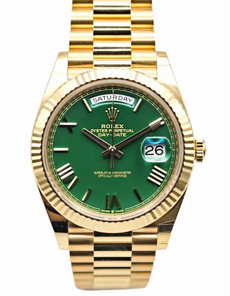 rolex day date price green|rolex day date price.